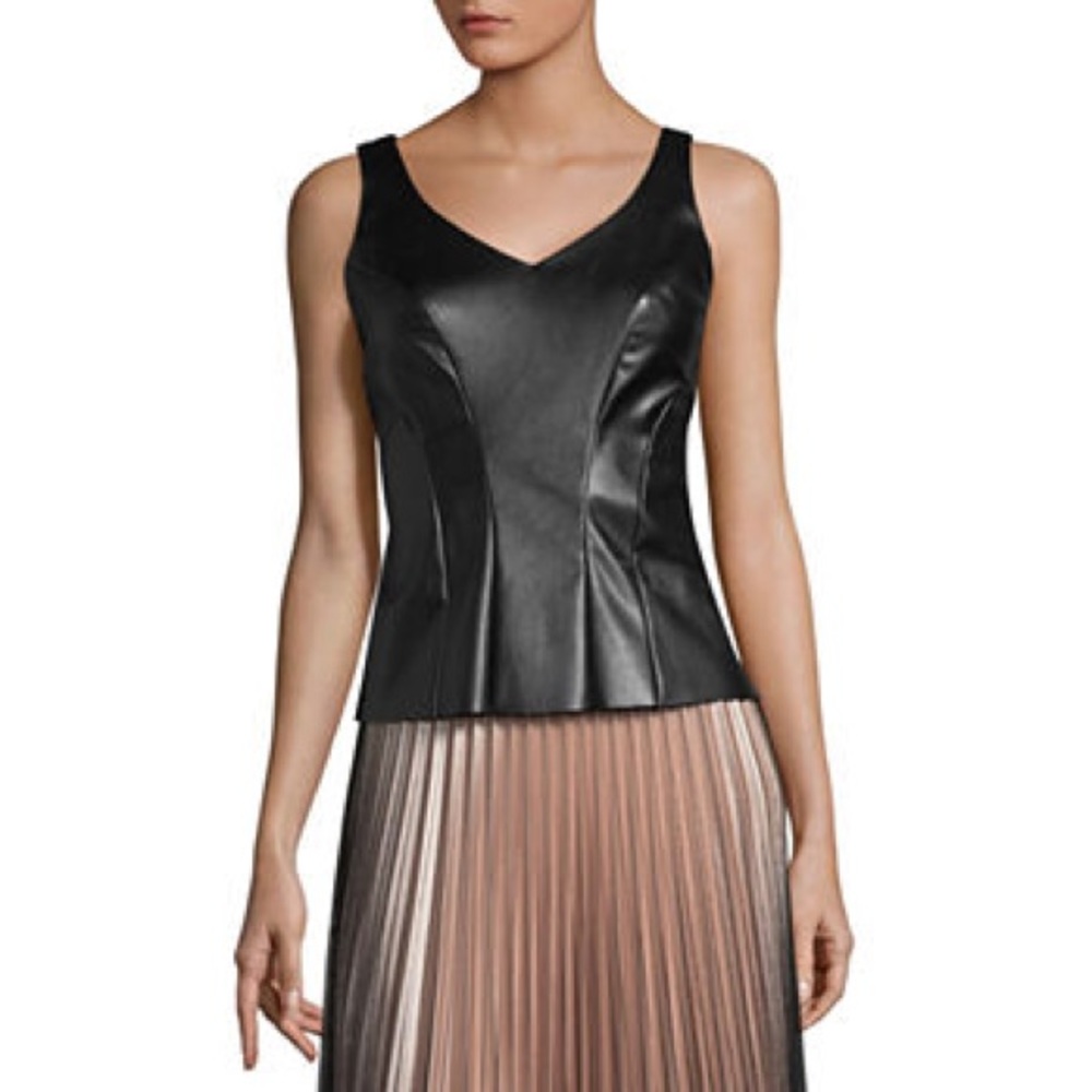 kentaro kameyama jcpenney collection pleather tank